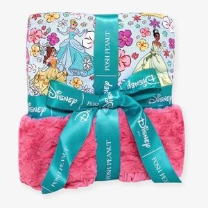 New in package Disney Princess Posh Peanut Ruffled Minky/Bamboo Luxette